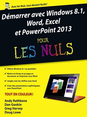 cover image of Démarrer avec Windows 8.1, Word, Excel et PowerPoint 2013 Pour les Nuls
